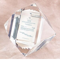 Lucite 14 Sided Cube Embedment (3")